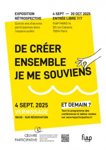 Rétrospective de 15 ans d'art et de lien social de l'association Œuvre participative